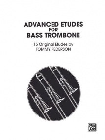 Pederson: Advanced Etudes For Bass Trombone published by Warner