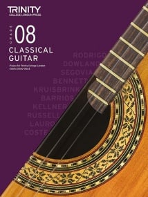 Trinity Grade 8 Classical Guitar Exam Pieces From 2020