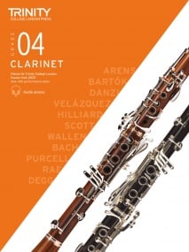 Trinity Clarinet Exam Pieces Grade 4 from 2023