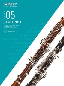 Trinity Clarinet Exam Pieces Grade 5 from 2023