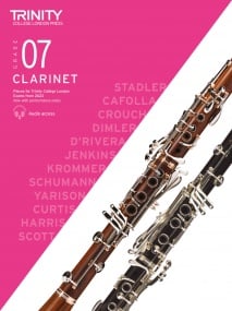 Trinity Clarinet Exam Pieces Grade 7 from 2023