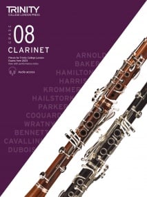 Trinity Clarinet Exam Pieces Grade 8 from 2023
