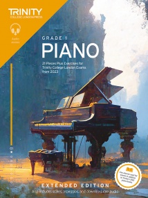 Trinity College London: Piano Exam Pieces Plus Exercises from 2023 - Grade 1 (Extended Edition)