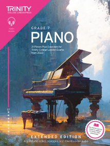 Trinity College London: Piano Exam Pieces Plus Exercises from 2023 - Grade 7 (Extended Edition)
