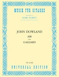 Dowland: Air and Galliard for Guitar published by Universal