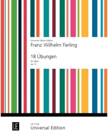 Ferling: 18 Exercises Opus 12 for Oboe published by Universal Edition