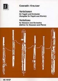 Kreutzer: Variations for Bassoon published by Universal