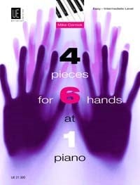 Cornick: 4 Pieces for 6 Hands at 1 Piano published by Universal