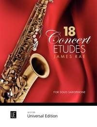 Rae: 18 Concert Etudes for Solo Saxophone published by Universal