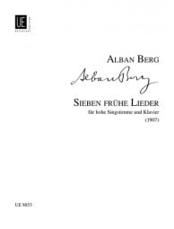 Berg: 7 Early Songs for High Voice by Berg published by Universal