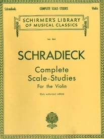 Schradieck: Complete Scale Studies for Violin published by Schirmer