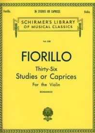 Fiorillo: 36 Etudes or Caprices for Solo Violin published by Schirmer