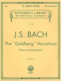 Bach: Goldberg Variations for Piano published by Schirmer