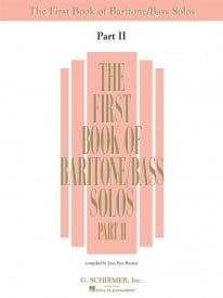 The First Book of Baritone/Bass Solos Part 2 published by Schirmer