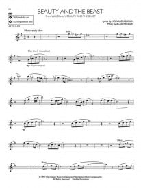 Disney Movie Hits - Alto Saxophone published by Hal Leonard (Book/Online Audio)