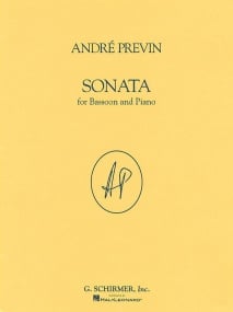 Previn: Sonata for Bassoon published by Schirmer