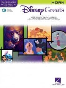 Disney Greats - Horn published by Hal Leonard (Book/Online Audio)