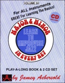 Aebersold 24: Major and Minor for All Instruments (Book & CD)