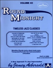 Aebersold 40: 'Round Midnight for All Instruments (Book & CD)