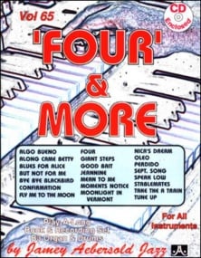 Aebersold 65: Four & More for All Instruments (Book & CD)
