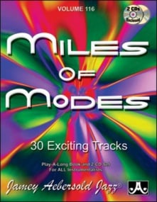 Aebersold 116:  Miles Of Modes for All Instruments (Book & CD)