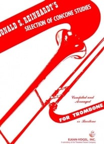 Reinhardt: Selection of Concone Studies for Trombone published by Elkan-Vogal