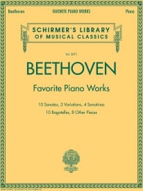 Beethoven: Favourite Piano Works published by Schirmer