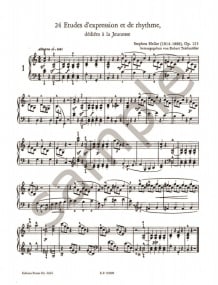 Heller: Melodious Studies Opus 125 for Piano published by Peters Edition
