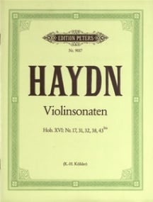 Haydn: 5 Sonatas for Violin published by Peters Edition