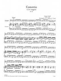 Vivaldi: Concerto in C RV399 for Cello published by Kunzelmann