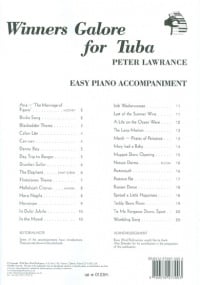 Winners Galore Piano Accompaniment for Tuba published by Brasswind