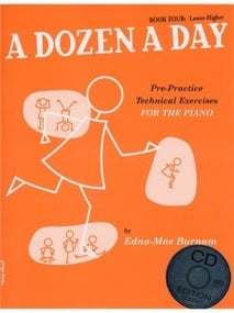 A Dozen a Day Book 4 (Lower Higher) for Piano published by Willis Music (Book & CD)