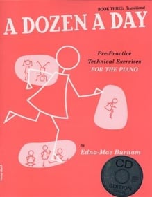 A Dozen a Day Book 3 (Transitional) for Piano published by Willis Music (Book & CD)