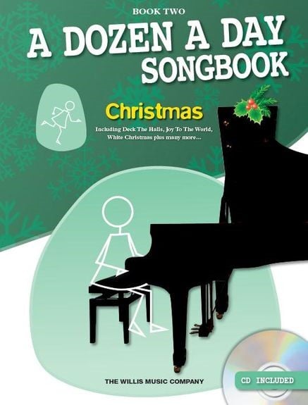 A Dozen A Day Songbook 2 : Christmas for Piano published by Willis (Book & CD)