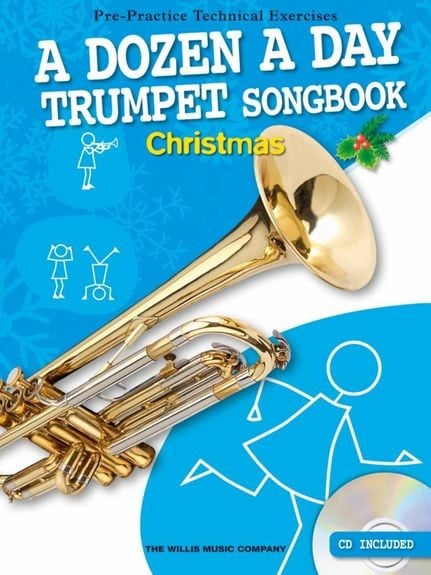 A Dozen A Day Trumpet Songbook: Christmas published by Willis (Book & CD)