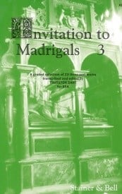 Invitation to Madrigals Book 3 (SSA) published by Stainer & Bell