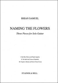 Samuel: Naming the Flowers for Guitar published by Stainer & Bell