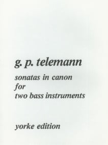 Telemann: Sonata in Canon for Two Bass Instruments published by Yorke