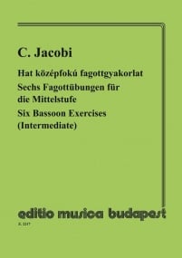 Jacobi: Six Bassoon Exercises (Intermediate) published by EMB