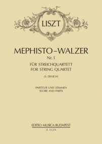 Liszt: Mephisto Waltz No 1 arranged for String Quartet published by EMB