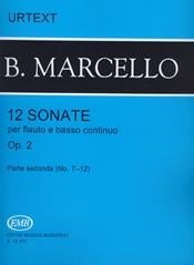 Marcello: 12 Sonatas for Flute Opus 2 Vol 2 Nos. 7-12 published by EMB