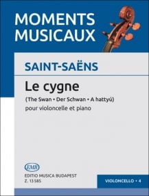 Saint-Saen: The Swan (Le Cygne) for Cello published by EMB