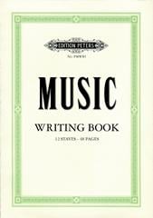 Peters Music Writing Book - Manuscript 12 Stave, 48 Pages