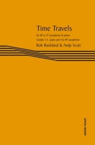 Time Travels Piano Accompaniment for Tenor Saxophone published by Astute Music