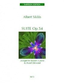 Siklos: Suite Opus 54 for Bassoon published by Emerson