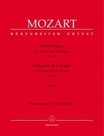 Mozart: Concerto No 24 in C Minor KV491 for 2 Pianos published by Barenreiter