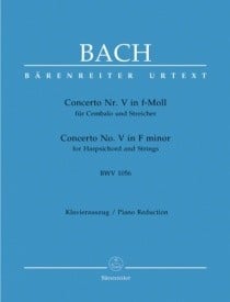 Bach: Concerto for Keyboard No.5 in F minor (BWV 1056) published by Barenreiter
