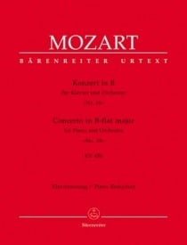 Mozart: Concerto No 18 in Bb  KV456 for 2 Pianos published by Barenreiter