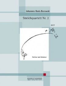 Borowski: String Quartet No. 2 published by Bote & Bock
