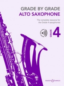 Grade by Grade Alto Saxophone - Grade 4 published by Boosey & Hawkes (Book/Online Audio)